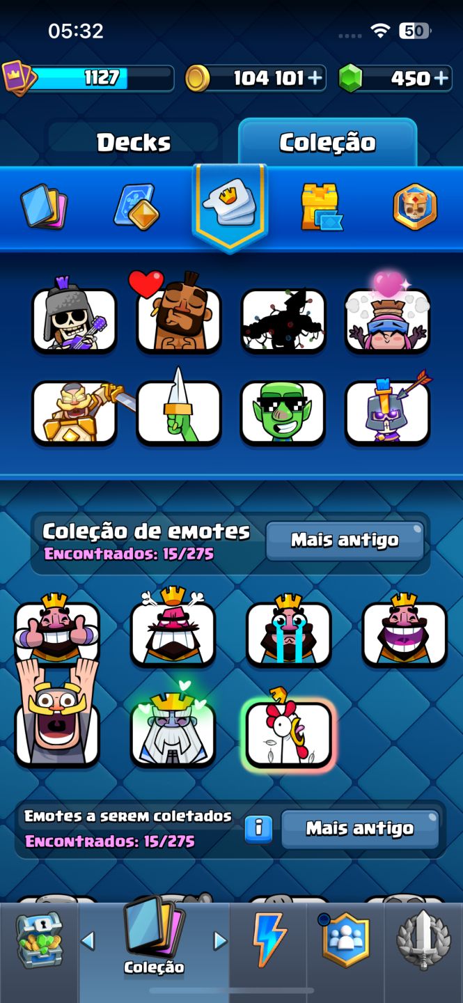 Conta Clash Royale | Rei 12 | 6.594 Troféus | Muitas Lendárias | 118/123 Cartas