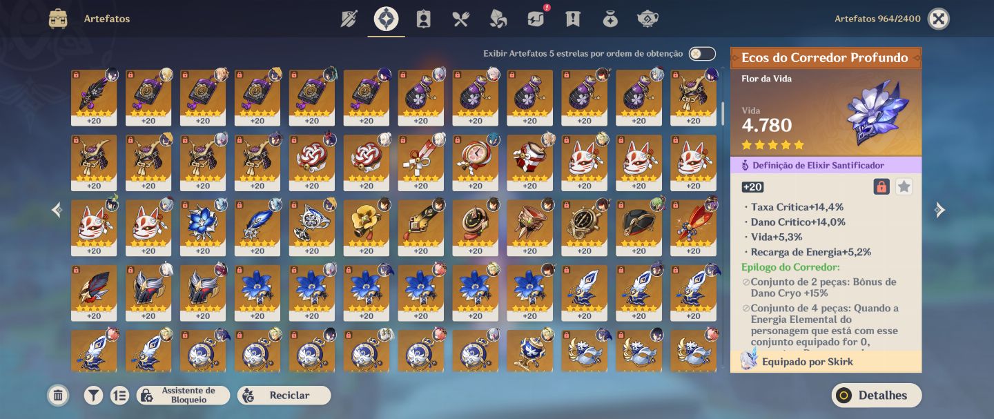 31CHARS 5 ESTRELAS, RAIDENC6 (melhor raiden),ARLECCHINOC1, FURINAC1, NEUVILLETTE