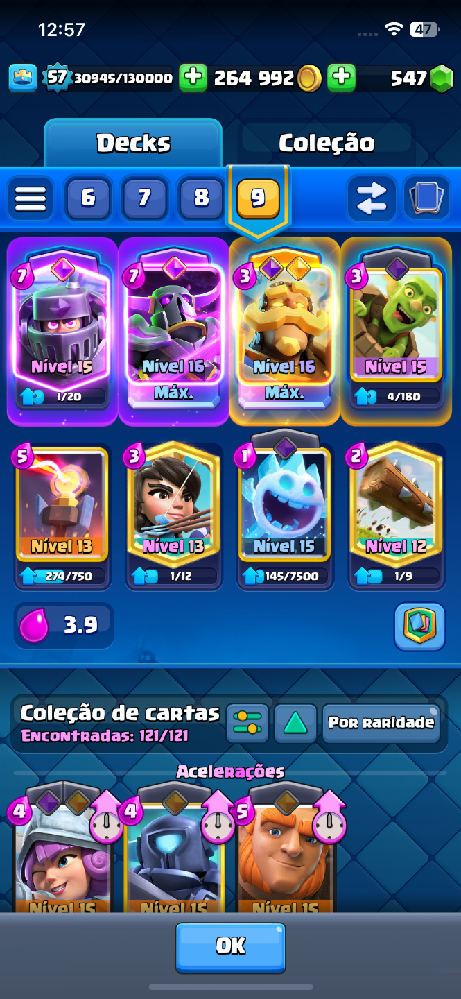 Conta de brawl com skin raras e limitadas de evento na fama solar 2