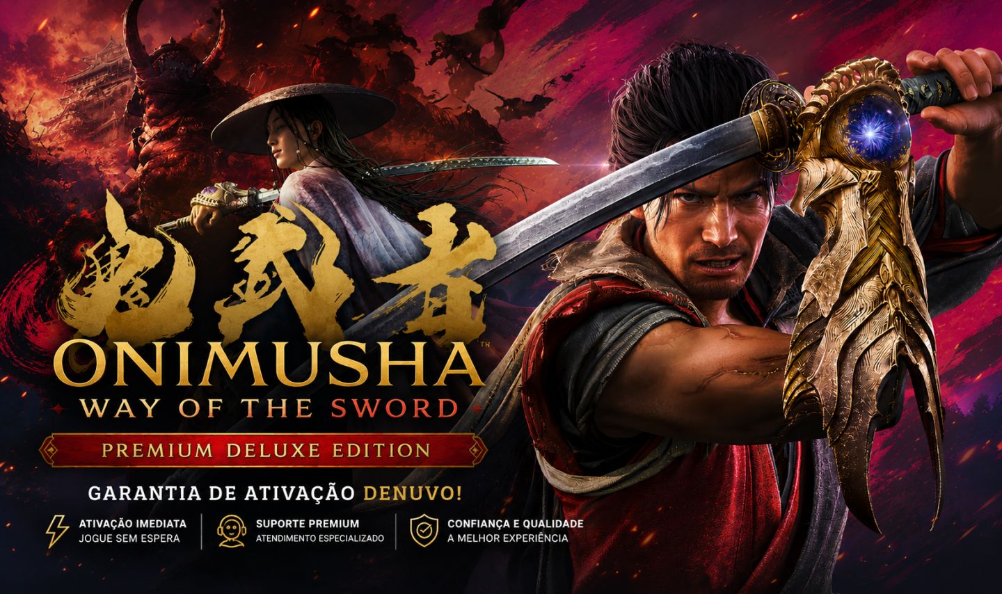 ONIMUSHA PREMIUM - CONTAS STEAM, JOGOS LANÇAMENTOS STEAM [JOGUE À VONTADE]