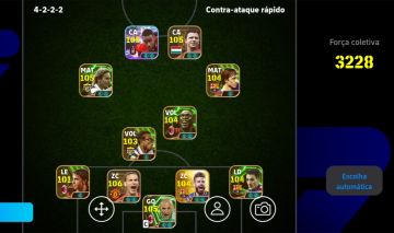 CONTA EFOOTBALL +3220 FORÇA, CONTA COLECIONADOR, VARIAS CARTAS ANTIGAS