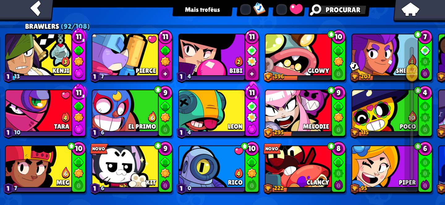 CONTA BRAWL STARS GEMADA!!