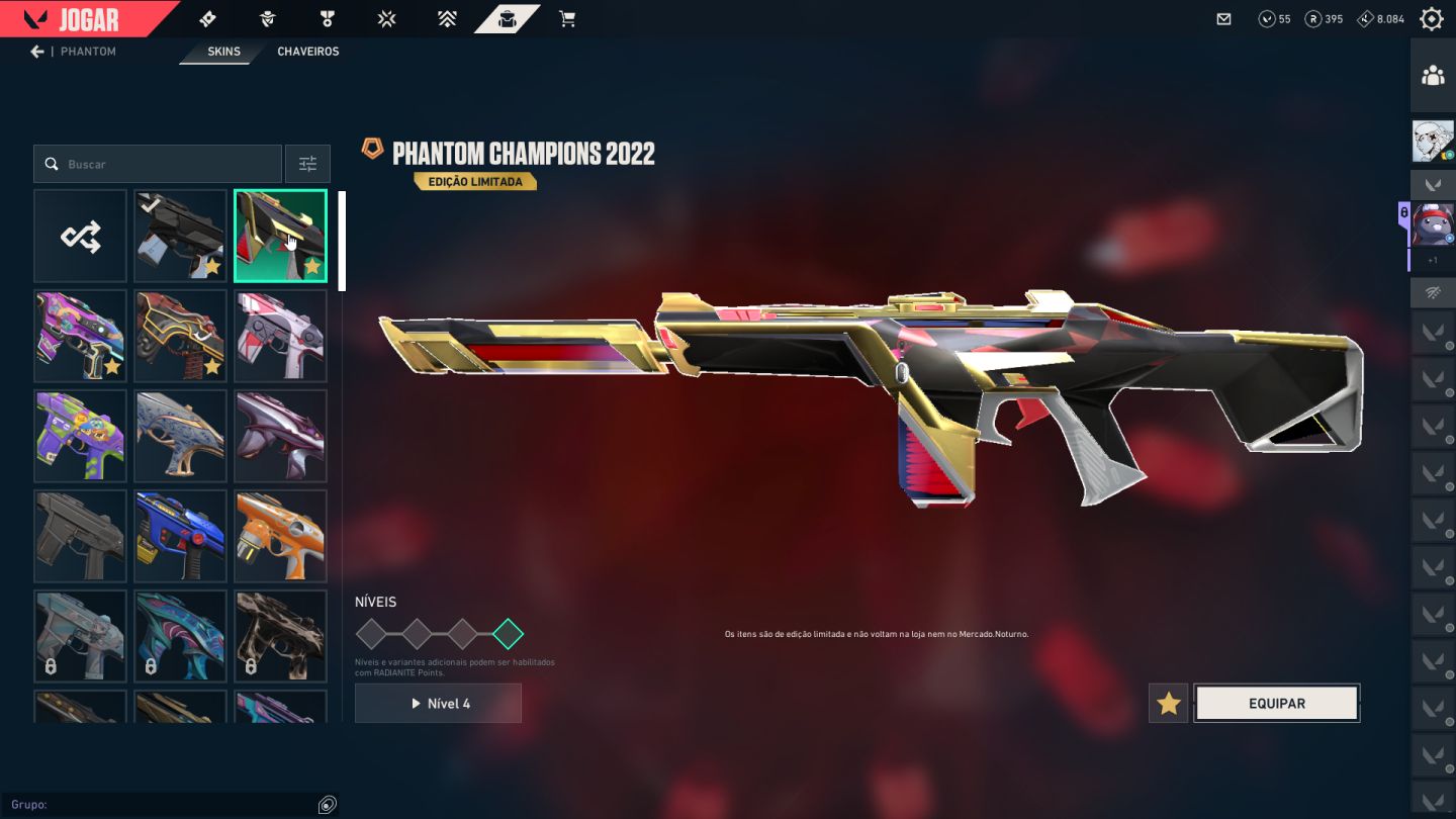 Conta Nvl 427 DIAMANTE | MUITAS SKINS | Pode email | Mando mais fotos