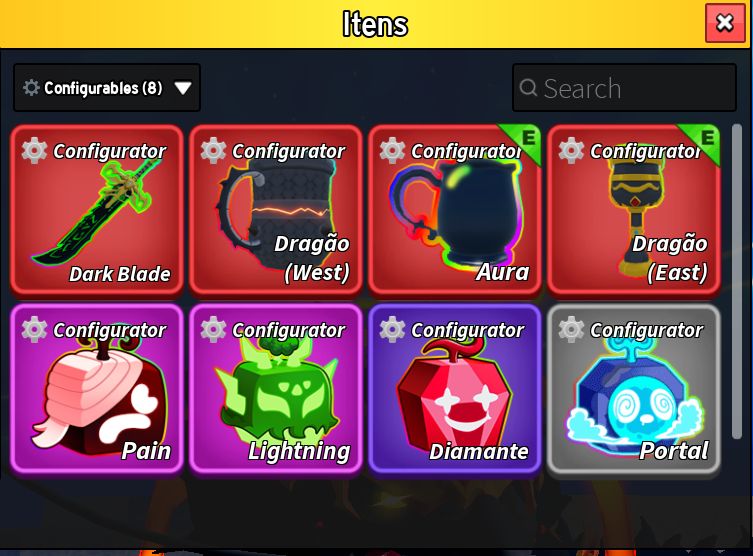 Conta de blox fruits com Dragon, Portal, T rex Permanente, Todas as gamepass