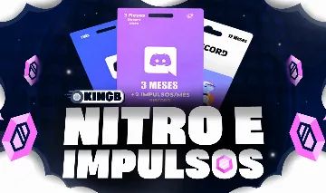 Discord Nitro Gaming 3 Meses + 14X Impulsos Para o Seu Servidor!!! [PROMOÇÃO]