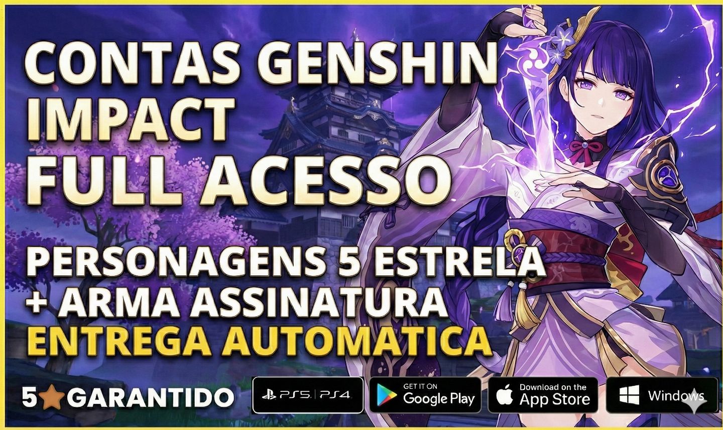 [ENTREGA AUTOMATICA] ESCOLHA SEU PERSONAGEM 5 ESTRELA + BISS | GENSHIN IMPACT
