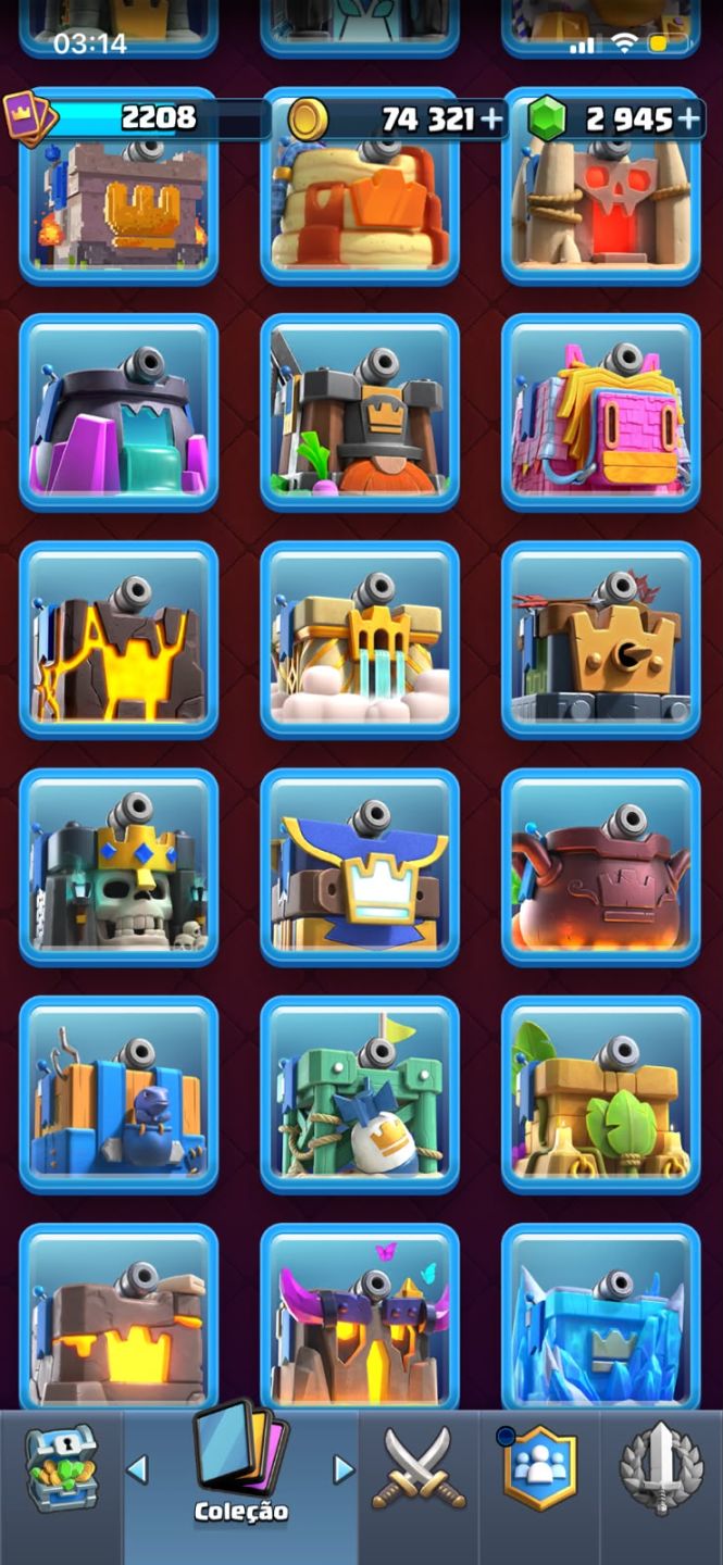 Conta Clash Royale Endgame - 8 anos