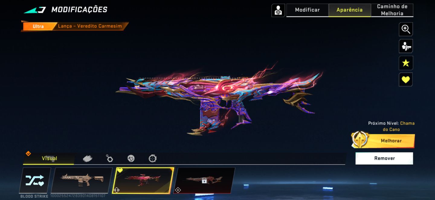 Conta Blood strike Items Bons E armas ultra
