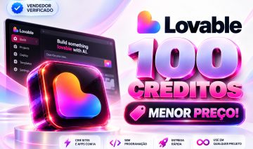 [PROMOÇÃO] Lovable PRO | 100 ou 200 Créditos | 30 Dias | Menor Preço | RÁPIDO