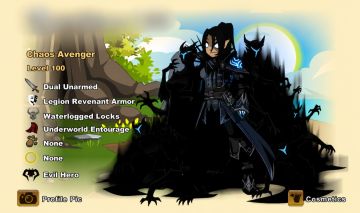 Conta AQW nivel 100 / Conta de 2013 / Diversos hards farms / HEROMART RARO! .