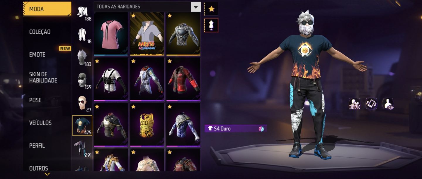 CONTA FREE FIRE ANTIGA GEMADA