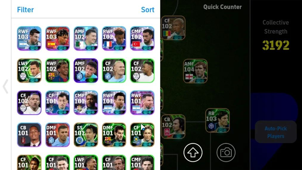 CONTA EFOOTBALL 3192 FC | BECKENBAUER 104 | KAHN 105 | 6M GP | XABI ALONSO