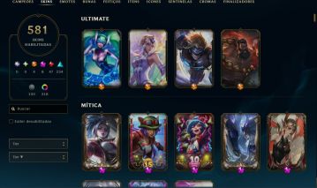 Lvl 577 | 581 Skins | Bordas, Icones de 2013, e Muito Mais...