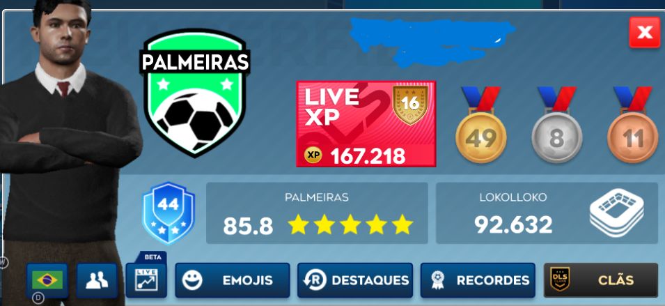 Conta de dls 2026 time meta