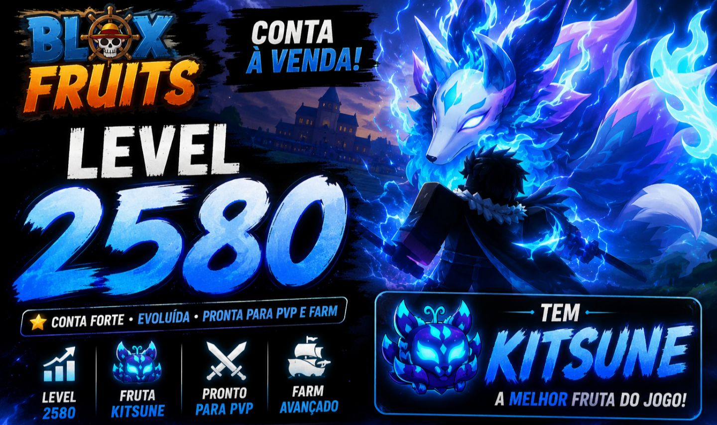 Conta Blox Fruits (LVL 2586)