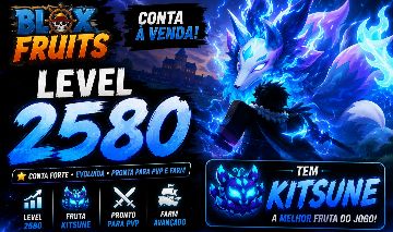 Conta Blox Fruits (LVL 2586)