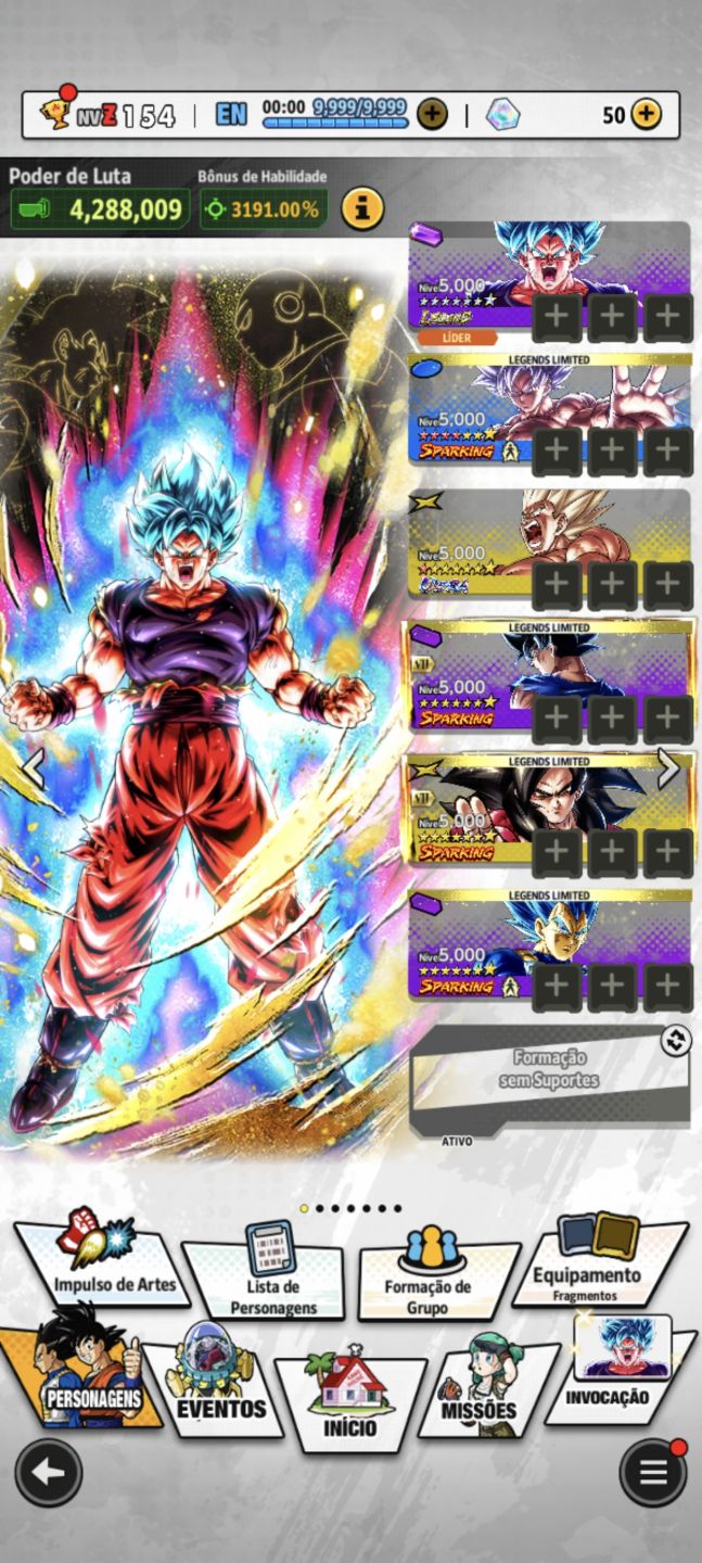 DRAGON BALL LEGENDS! NOVOS LR ESTRELADOS+GOKU SSJ ULTRA 8+LFS ESTRELADOS+ZENKAIS