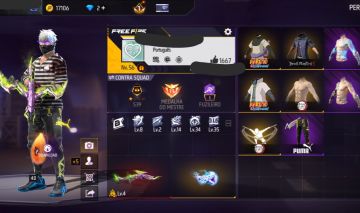 Conta de free fire com angelical puma