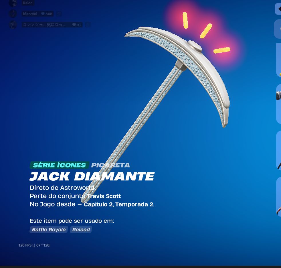 CONTA FORTNITE OG RARA TRAVIS SCOTT + PICARETA EXCLUSIVA + IKONIK + STW