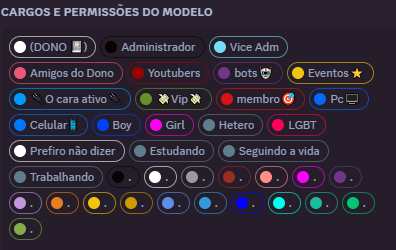 DISCORD SERVER TEMPLATE !-GRUPOS-AMIGOS-EVENTOS-JOGOS-PELO MELHOR PREÇO!!