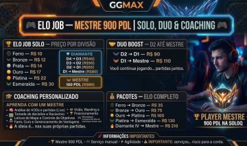 ELO JOB MESTRE 900 PDL | SOLO, DUO & COACHING