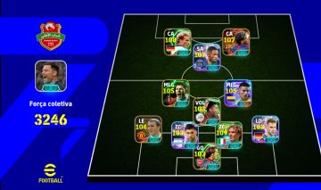 Conta efootball força max 3246 lamine yamal prime, com 1000 moedas, novo maldini