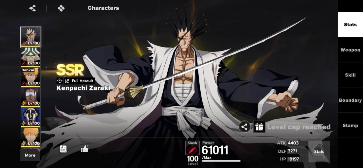 Conta Bleach Soul Resonance com Zaraki B6