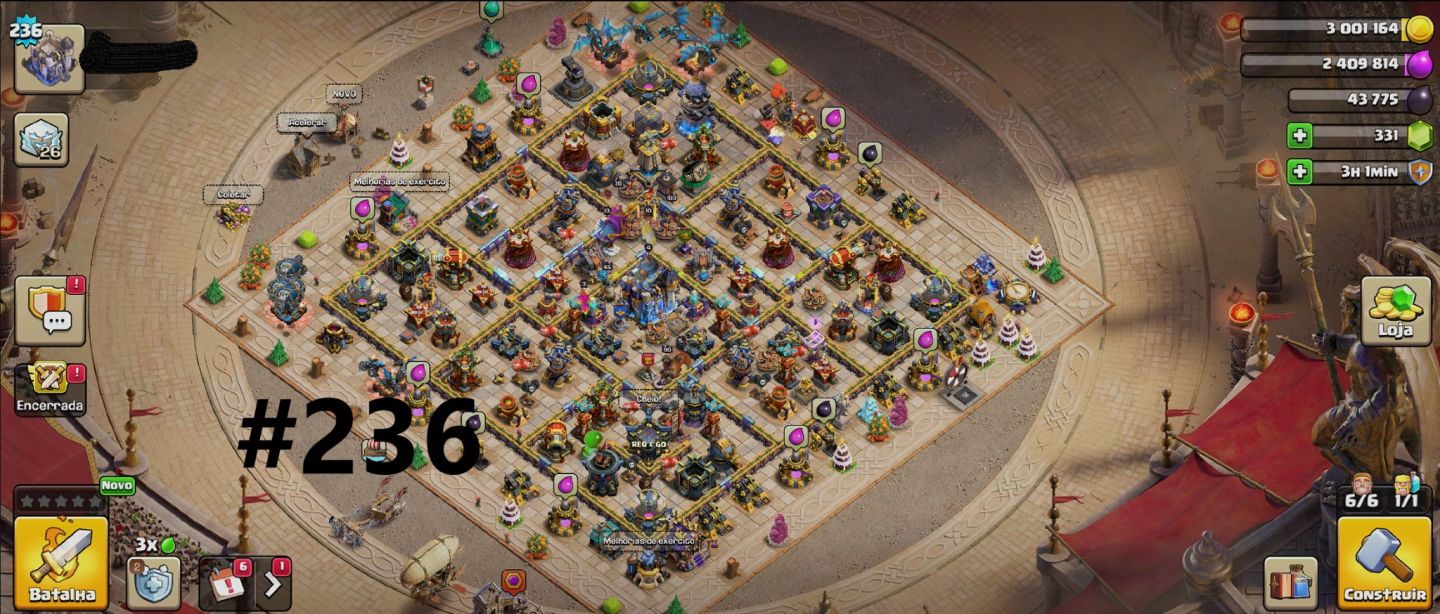 PROMOÇÃO ESPECIAL: CONTAS CV 17 e 18 CLASH OF CLANS FULL ACESSO COM SEGURANÇA!!