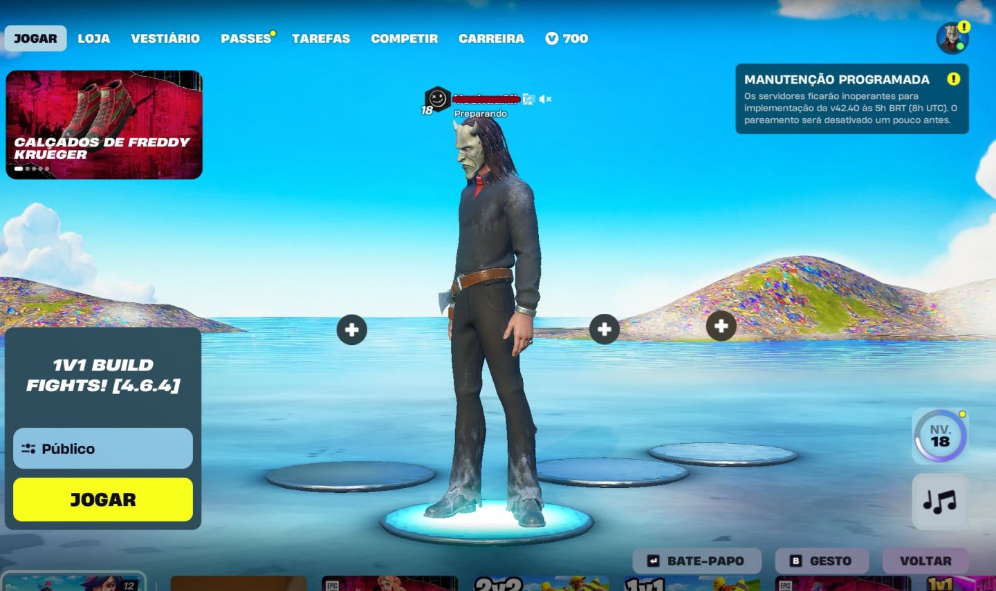 CONTA FORTNITE FULL TRYHARD, MT SKIN DE LOJA