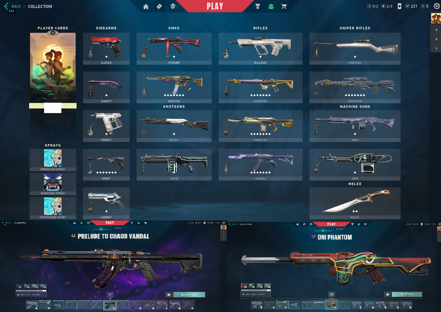 Conta Prata 2 C/ 279 Skins (atualmente) + Valorant