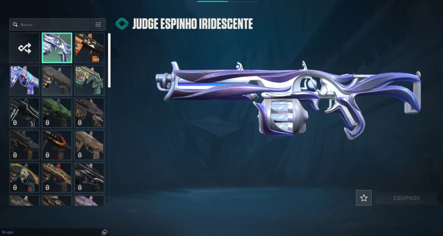 Conta valorant com varias skins inclusive skin rara champions