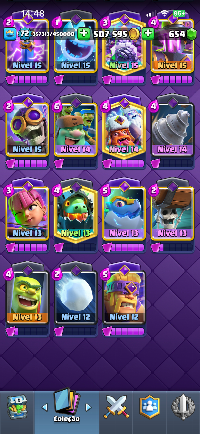 CONTA CLASH ROYALE NÍVEL 72 - PROMOÇÃO!
