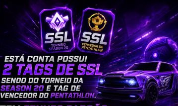 CONTAS ROCKET LEAGUE COM TAGS DE TORNEIO SSL