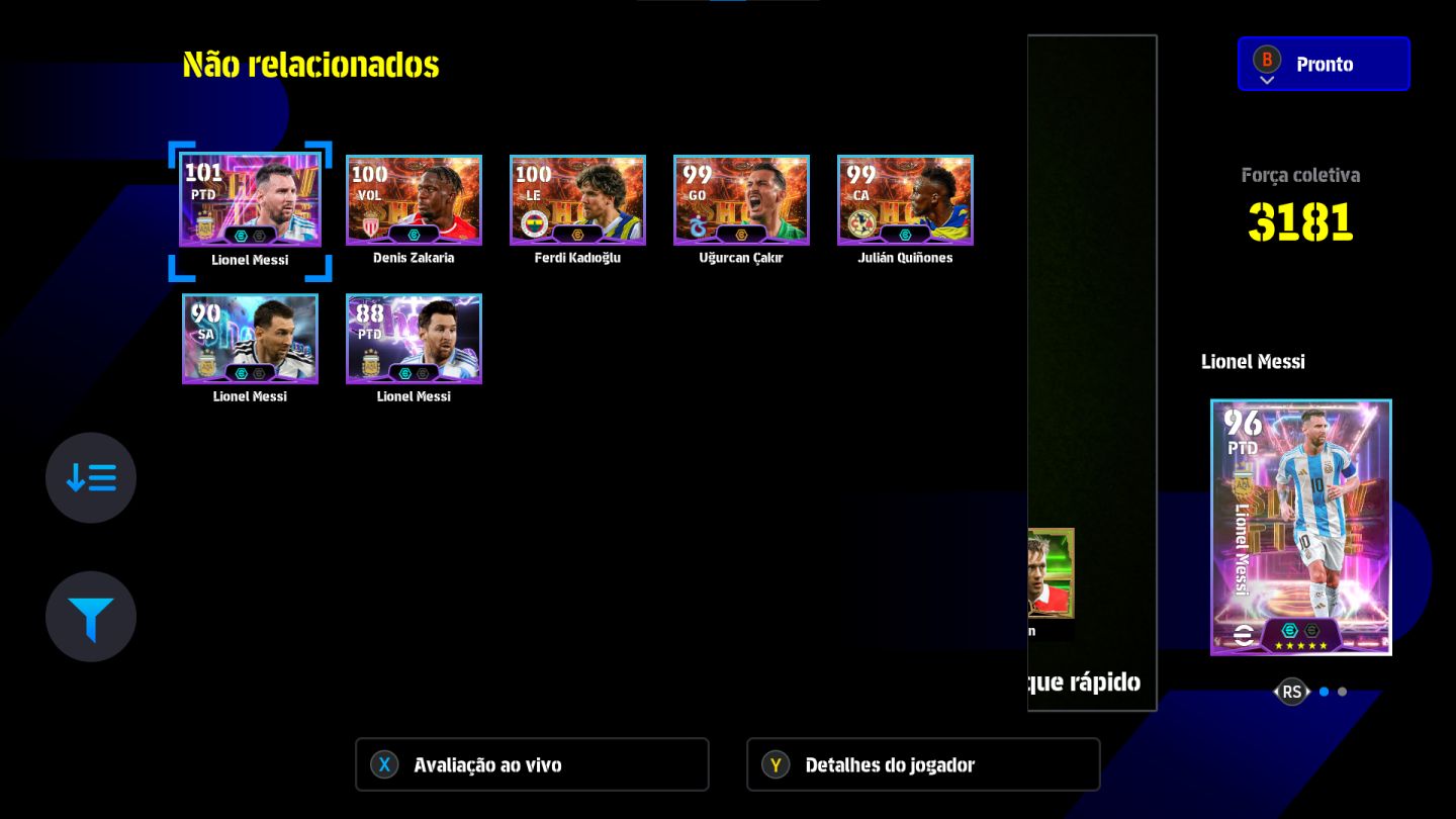 PREÇO NEGOCIAVEL! EFOOTBALL STEAM | MESSI 106 | SUÁREZ 104 | MBAPPÉ 104 | GULLIT
