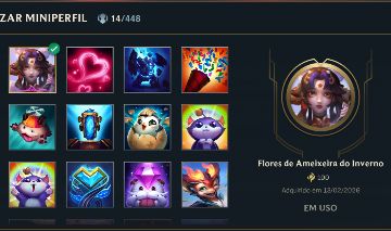 CONTA WILD RIFT COM 28 SKINS E ALGUMAS QUE FICAM POR TEMPO LIMITADO