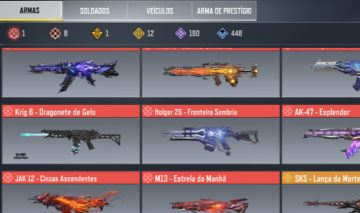 CONTA COD MOBILE UPADA MAX.VARIAS ARMAS MITICAS E LENDARIAS