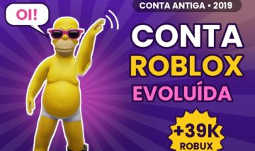Conta Roblox 2019 | +39K Robux Gastos | Muitos Itens UGC e Animações