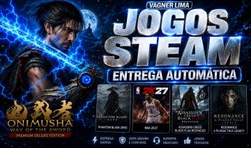 MENOR PREÇO DO SITE | JOGOS STEAM OFFLINE | ENTREGA AUTOMÁTICA | + BRINDES