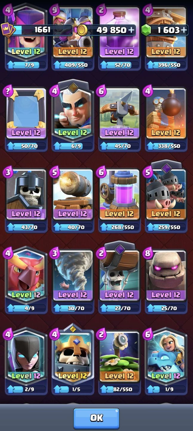 CLAHS ROYALE 17 EVOLUÇÕES | 4 HERÓIS | 1.353 GEMAS | 7 FRAGMENTOS DE EVO