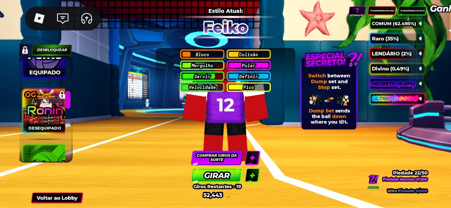 Conta de Haikyuu Legends com 3 OGs e muito mais