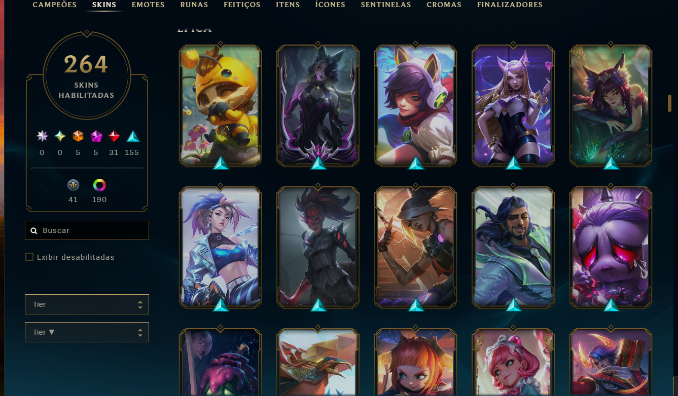 CONTA LEAGUE OF LEGENDS - LVL 582