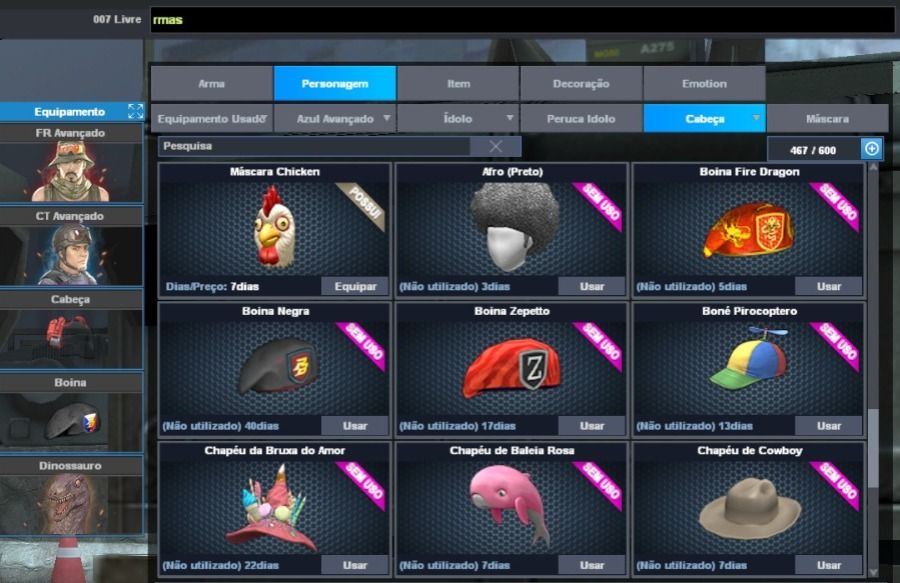 CONTA POINT BLANK GENERAL DE DIVISÃO