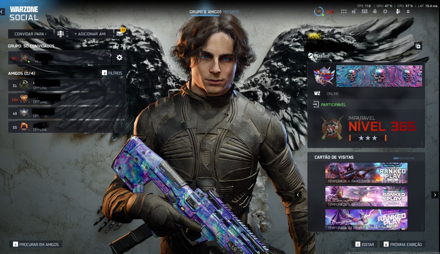CONTA PAUL ATREIDES, PE GRANDE, ATOM ETC..