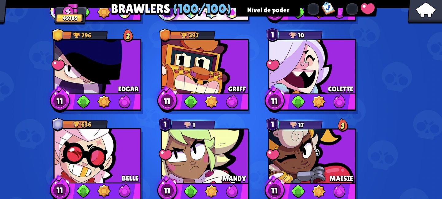 Conta de brawl stars PREÇO NEGOCIÁVEL