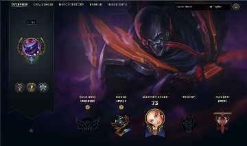 UNRANKED | MMR GOLD | PROJETO: PYKE | 11 SKINS | 58 CAMPEÕES [FULL ACESSO]