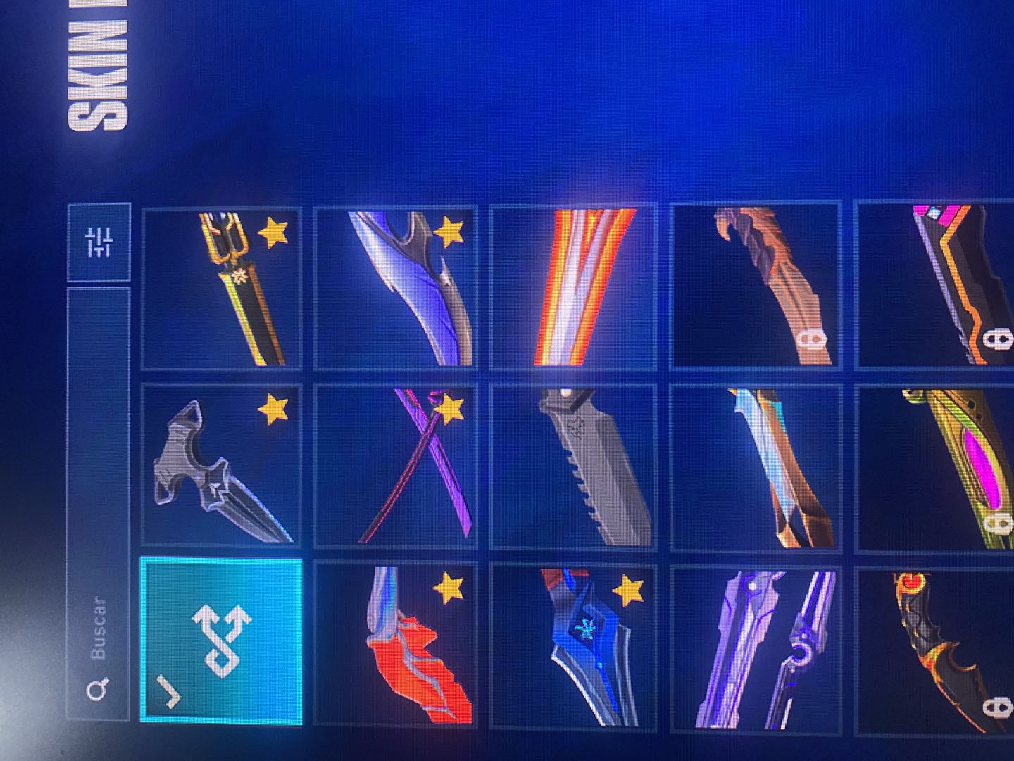 Conta de valorant com mais de 50 skins e tem champ25