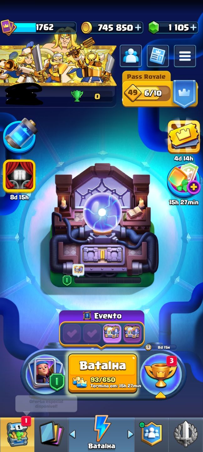 CONTA CLASH ROYALE, 14K TROFÉUS E 9 ANOS DE JOGO!