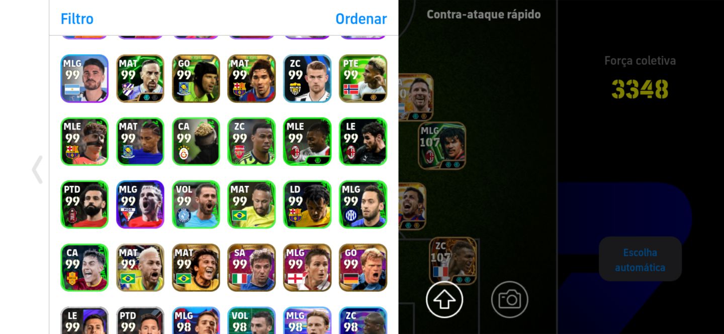 Conta do Neymar e Cristiano Ronaldo