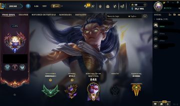 CONTA LOL ESMERALDA 1 | FULL CHAMP | 153 SKINS