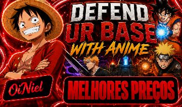 DEFEND UR BASE WITH ANIME (DEFENDA SUA BASE COM ANIME) - MELHORES UNITS